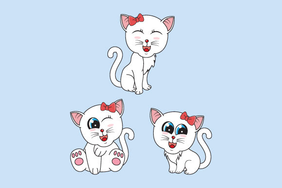 Adorable White Cat