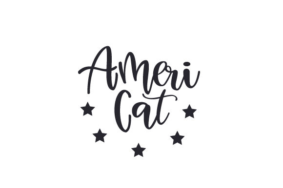 Ameri-Cat Embroidery Design
