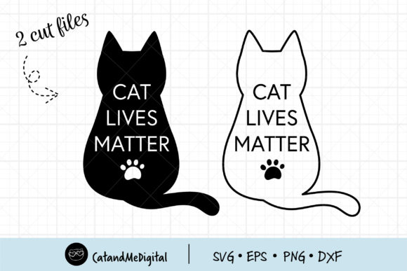Cat Lives Matter Cutting File