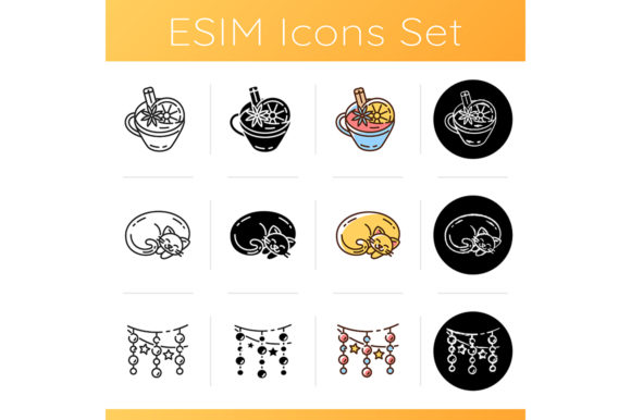Hyggelig Atmosphere Icons Set